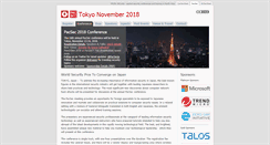 Desktop Screenshot of pacsec.jp